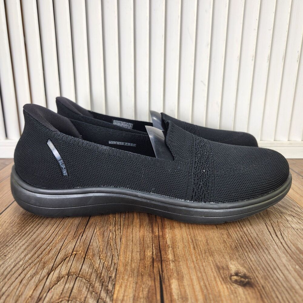 Skechers Slip-Ins On-The-Go Flex Radiant Sloane Shoes Womens Sz 9.5 Black Loafer